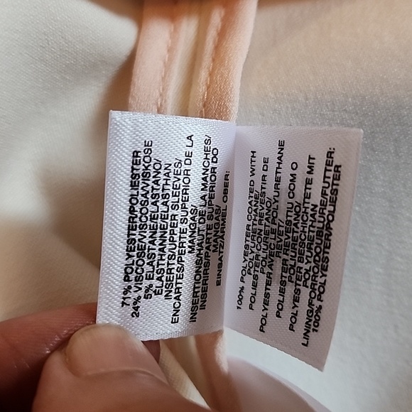 NWT Anne Klein Blazer Jacket size 2 cream color gold button closure - Picture 17 of 17